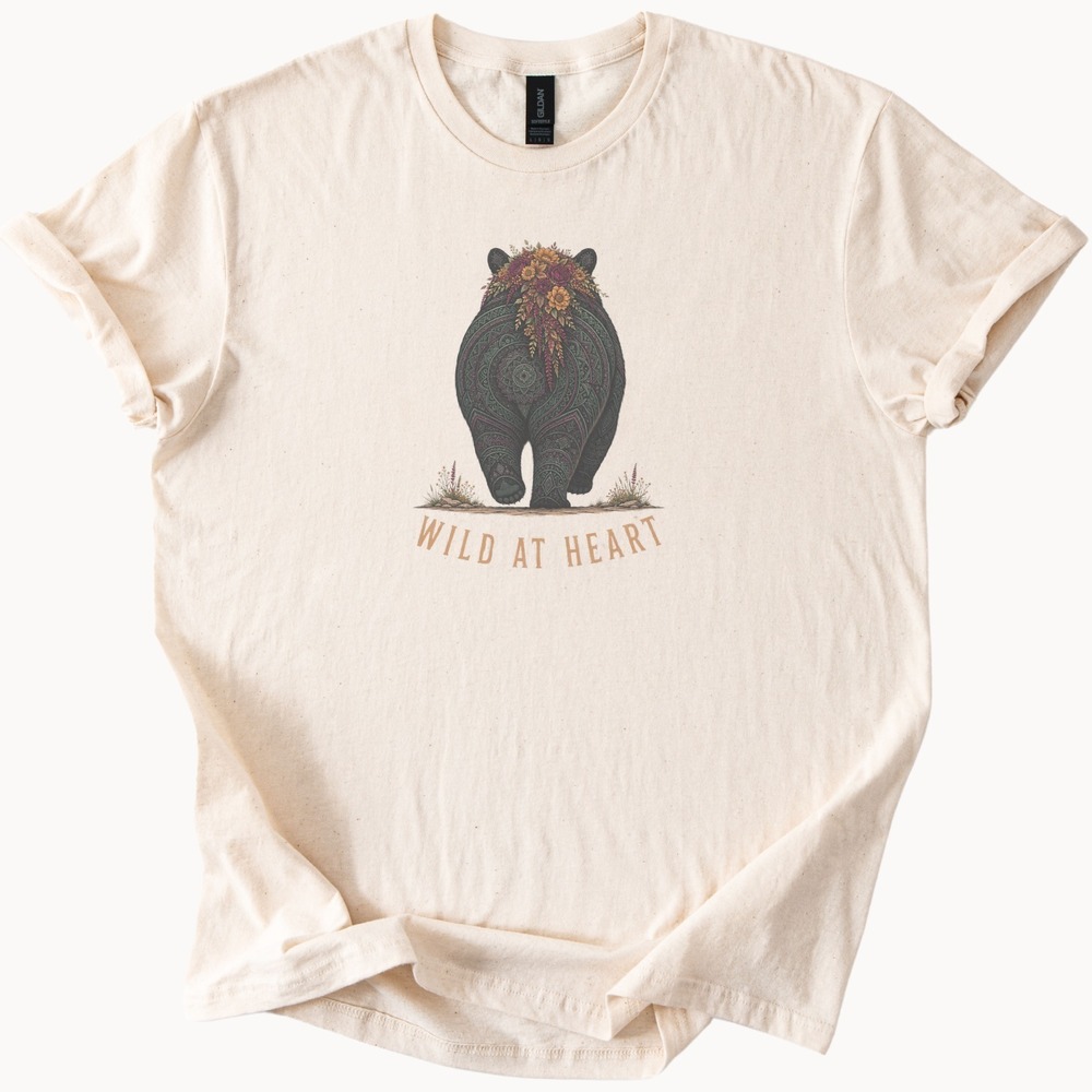 Wild at Heart Boho Bear Tee